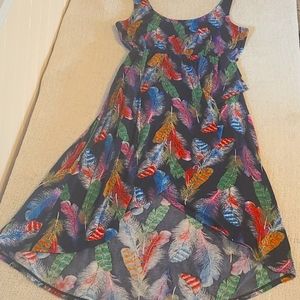 Love Fire- Sleeveless Maxi Dress- Slit Front- S: L